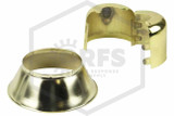 Retrofit Adjustable Escutcheon | Split Cup with Skirt A | Brass | 1/2 in. Sprinkler | Pieces