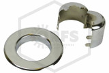Retrofit Adjustable Escutcheon | Split Cup with Skirt B | Chrome | 1/2 in. Sprinkler | Pieces