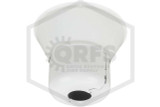 Retrofit Adjustable Escutcheon | Split Cup with Skirt A | White | 1/2 in. Sprinkler | Hero