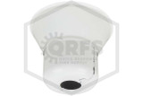 Retrofit Adjustable Escutcheon | Split Cup with Skirt A | White | 1/2 in. Sprinkler | Hero