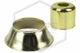 Adjustable Escutcheon | Cup with Skirt A | Brass | 3/4 in. Sprinkler | Pieces