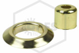 Adjustable Escutcheon | Cup with Skirt C | Brass | 3/4 in. Sprinkler | Pieces