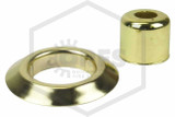 Adjustable Escutcheon | Cup with Skirt C | Brass | 3/4 in. Sprinkler | Pieces