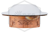 Reliable™ CCP Cover Plate | White | 135F | 5/16 in. Adjustment | QRFS™ | Label