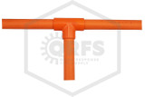 Spears FlameGuard™ CPVC Tee 3/4 in. Installed Image | QRFS™