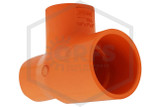 Spears FlameGuard™ CPVC Reducing Tee 1-1/4 in. x 1 in. x 1 in. Side Image | QRFS™