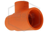 Spears FlameGuard™ CPVC Reducing Tee 1-1/2 in. x 1-1/4 in. x 1 in. Side Image | QRFS™