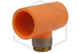 Spears FlameGuard CPVC Tee Adapter 1 x 1 x 1/2 in. Side Image | QRFS