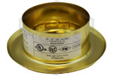 Tyco™ Style 15 Escutcheon | Brass | 1/2 in. Sprinkler | QRFS™ | Label 3