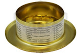 Tyco™ Style 15 Escutcheon | Brass | 1/2 in. Sprinkler | QRFS™ | Label 2