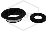 Tyco™ Style 30 Escutcheon | Black | 3/4 in. Sprinkler | QRFS™ | Pieces
