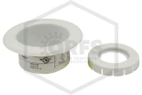 Tyco™ Style 40 Escutcheon | White Stainless | 3/4 in. Sprinkler | QRFS™ | Pieces