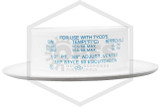 Tyco™ Style 50 Escutcheon | White Stainless | 1/2 in. Sprinkler | QRFS™ | Label