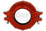 Grooved Reducing Coupling | GemLock™ | 4 in. x 3 in. | Style 25 | QRFS™ | Side