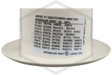Reliable™ F1 Escutcheon | Off White | 1/2 in. Sprinkler | QRFS™ | Label
