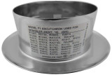 Reliable™ F1 Escutcheon | Satin Chrome | 1/2 in. Sprinkler | QRFS™ | Label