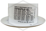 Reliable™ F1 Escutcheon | White | 3/4 in. Sprinkler | QRFS™ | Label