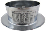 Reliable™ F1 Escutcheon | Chrome | 3/4 in. Sprinkler | QRFS™ | Label