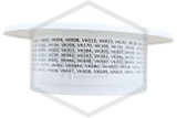 Viking™ E-1 Escutcheon | White Stainless | 1/2 in. Sprinkler | QRFS™ | Label 3