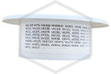 Viking™ E-1 Escutcheon | White Stainless | 1/2 in. Sprinkler | QRFS™ | Label 2