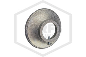 Pipe Wall Plate | Galvanized | 1-1/2 in. IPS | 2 in. Inner Diameter