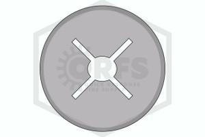 Rod Buttons | Plastic | 3/8 in.-16 Thread | Chrome | (Set of 10)