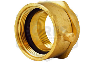 Snoot and Swivel | 3 in. FNPT x 2-1/2 in. NST | Cast Brass | QRFS™ | Hero