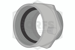 Snoot and Swivel | 3 in. FNPT x 2-1/2 in. NST | Polished Chrome