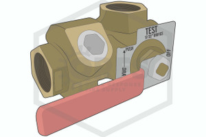 Test and Drain Valve | AGF® Model 1000 | 1 in. NPT | 17/32 in. Orifice | 8.0K