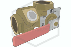 Test and Drain Valve | AGF® Model 1000 | 1-1/2 in. NPT | 25.2K Orifice | 25.2K