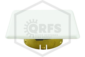 Fire Sprinkler Cover | Square Viking™ | White 139F