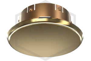Fire Sprinkler Cover | Square Viking™ | Bright Brass 165F | 2-3/4
