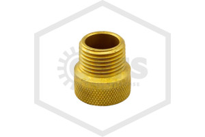 Sprinkler Extension | FPPI | Brass | 1/2 in. Length x 1/2 in. NPT | Hero