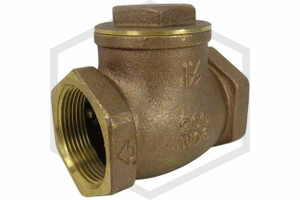 Swing Check Valve | FPPI | 1-1/2 in. NPT x NPT | Brass | 250 PSI | Hero