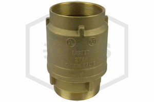 Check Valve | FPPI | 4 in. NPT x NPT | Brass | 300 PSI | Hero