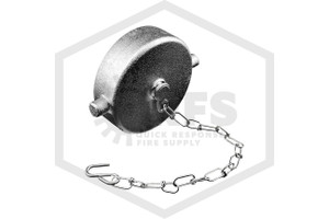 Brass Cap and Chain | FPPI | 2-1/2 in. NST | Polished Chrome | Hero