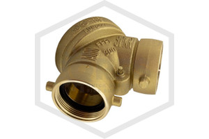 Exposed Straight FDC | NST Single Clapper | Cast Brass