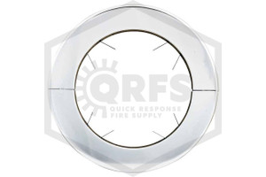 Pipe Wall Plate | FPPI | Metal | Chrome | 8 in. IPS | 8-3/4 in. Inner Diameter | Hero