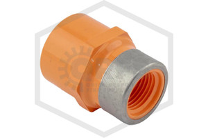 CPVC Female Sprinker Head Adapter | 1 in. x 3/4 in. Reinforced Plastic Thread | Spears FlameGuard™ | 4235-131SR