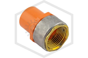 CPVC Spigot Female Adapter | 1 in. Brass Thread | Spears FlameGuard™ | 4278-010