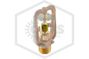 Tyco™ EA-1 ProtectoSpray Spray Nozzle | 175F | 1/2 in. Orifice | 180 Degree Spray Angle | Wax Coated Brass |  49-981-9-175