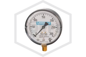 Air Pressure Gauge | Dry | 4 in. | 0-300 PSI | Plastic | 100-325-00920