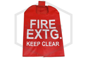 Fire Extinguisher Cover with Window | ABC Dry Chemical | 5 lb. to 10 lb. | FE-1W | QRFS™ | Front