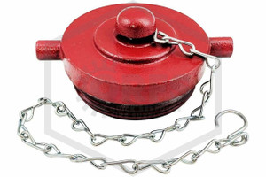 Iron Plug and Chain | 3 in. NYFD | Red (Standpipe) | QRFS™ | Hero Image
