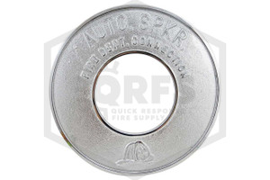 FDC Identification Plate | 4 in. | Round | Auto Spkr | Polished Chrome | QRFS | Hero