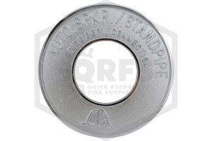 FDC Identification Plate | 4 in. | Round | Auto Spkr/Standpipe | Polished Chrome | QRFS | Hero