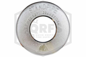 FDC Identification Plate | 4 in. | Round | Standpipe | Polished Chrome | QRFS™ | Hero