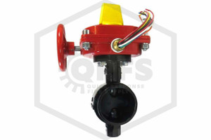 Butterfly Valve with Tamper Switch | 3 in. | Grooved | 300 PSI | QRFS | Hero Image