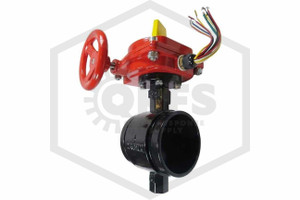 Butterfly Valve with Tamper Switch | 4 in. | Grooved | 300 PSI | QRFS™ | Hero Image