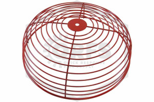 Alarm Bell Wire Guard | 6-10 in. Bells | 12 in. Diameter | Red | QRFS™ | Hero Image